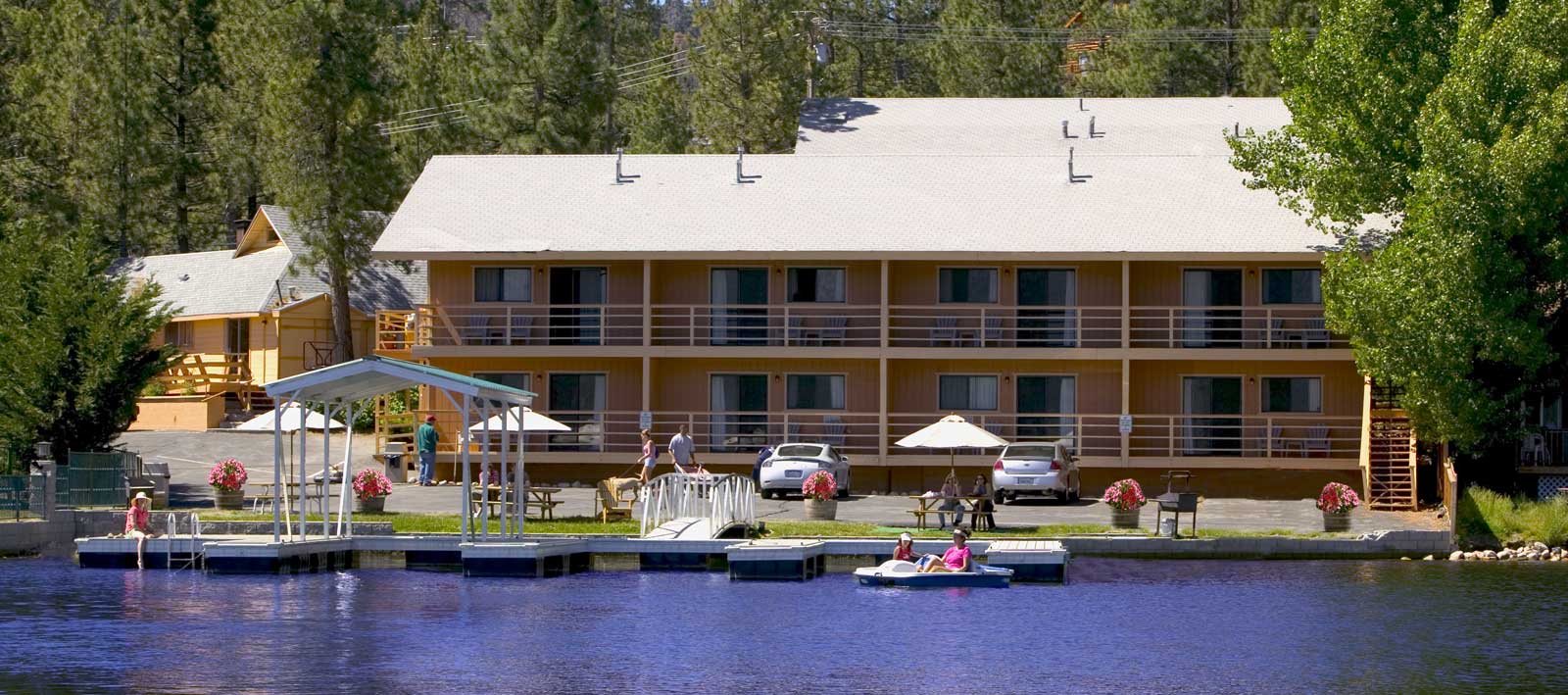 Big Bear Lakefront Lodge from the water